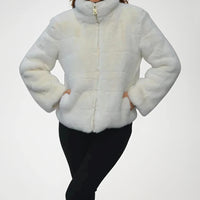 Denny Cozy Fur Jacket -COL