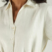 Barefoot in the Park Romper in Off-white -COL - Stella Carakasi