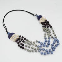Petite Grey Ombre Necklace -COL - Stella Carakasi