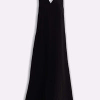 Crossed in Chic Sleeveless Maxi Dress in Black - Stella Carakasi
