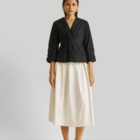 Front Twist Top in Black -COL - Stella Carakasi