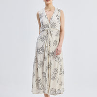 Front Twist Maxi Dress -COL