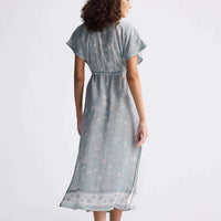Gathered Maxi Dress in Sage Green -COL - Stella Carakasi