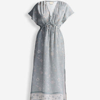 Gathered Maxi Dress in Sage Green -COL - Stella Carakasi