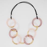 Natural Mesh Statement Necklace -COL - Stella Carakasi