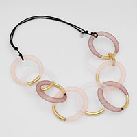 Natural Mesh Statement Necklace -COL - Stella Carakasi