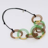 Forest Mesh Statement Necklace -COL - Stella Carakasi