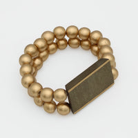 Gray Bar and Bead Bracelet -COL - Stella Carakasi