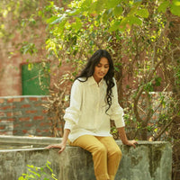 Summer Shirt in Off-white -COL