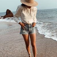 The Wild River Shirt in Off-white -COL