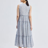 The Perfect Resort Floral Maxi in Periwinkle Blue - Stella Carakasi