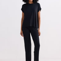 Wide Leg Pant in Black - Stella Carakasi