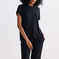 Wide Leg Pant in Black - Stella Carakasi
