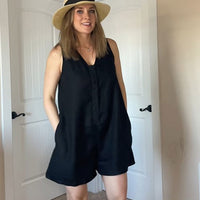 Romp and Play Romper in Black -COL - Stella Carakasi
