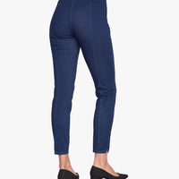 Criss Cross Denim Knit Leggings