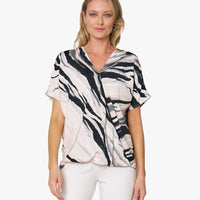 Cross Front Blouse - Stella Carakasi