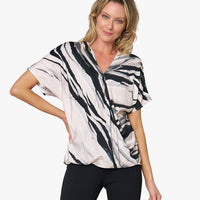 Cross Front Blouse - Stella Carakasi