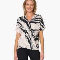 Cross Front Blouse - Stella Carakasi