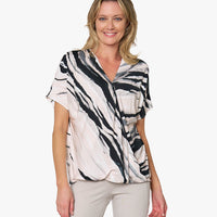 Cross Front Blouse - Stella Carakasi