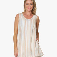 Striped Santorini Top (*)