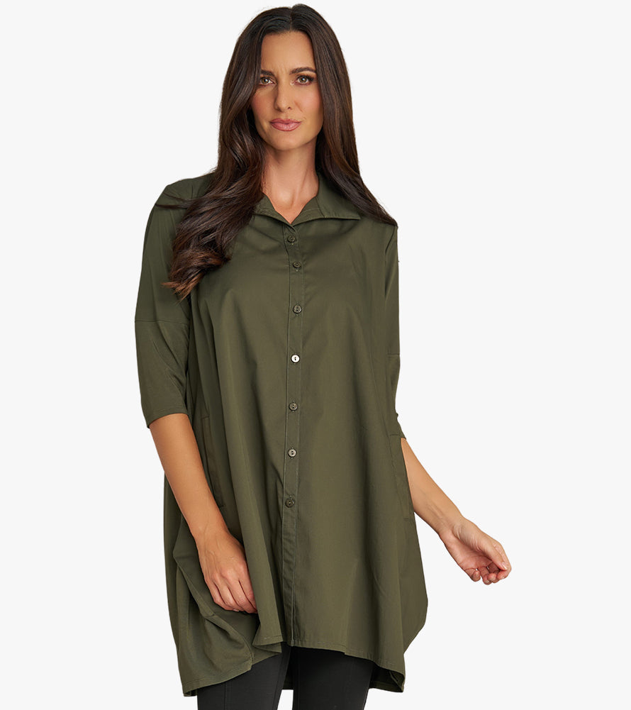 Tiburon Tunic Icon™ | Stella Carakasi | Organic Cotton | Women's Shirt