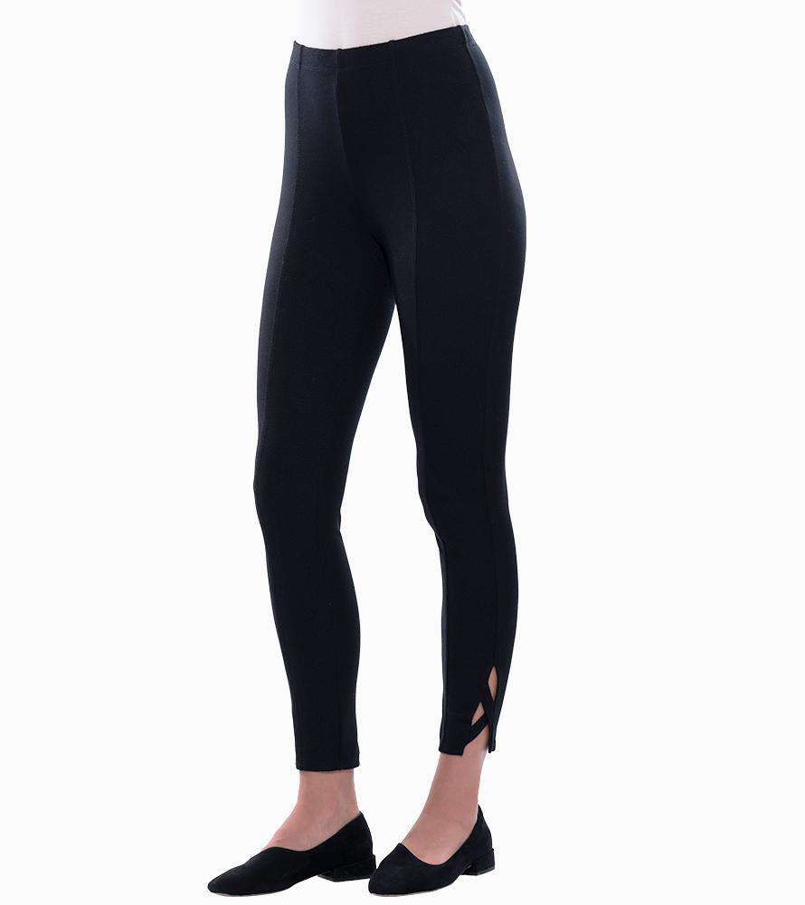 Criss-Cross Ponte Leggings | Stella Carakasi | Designer Leggings
