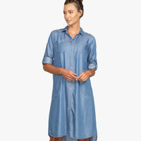 Perfect Shirt Dress | Stella Carakasi | Tencel Denim | Sustainable