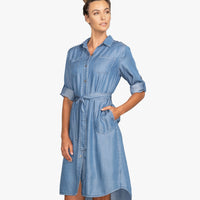 Perfect Shirt Dress | Stella Carakasi | Tencel Denim | Sustainable