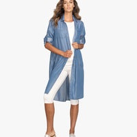 Perfect Shirt Dress | Stella Carakasi | Tencel Denim | Sustainable