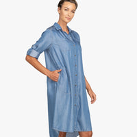 Perfect Shirt Dress | Stella Carakasi | Tencel Denim | Sustainable