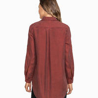 Washed Indigo Tunic | Stella Carakasi | Tencel Denim | Sustainable Top