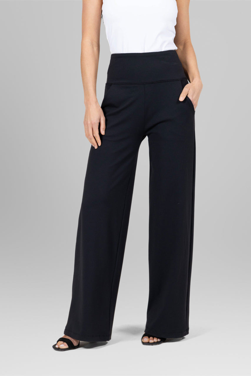 High Waist Wide Leg Pants -COL