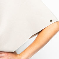 Melinda Belted Dropped Shoulder Cardigan, Beige -COL