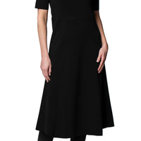 Nora Milano Fit-And-Flare Midi Dress, Black -COL