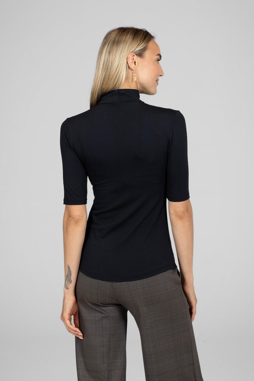 Grace Mockneck Tee -COL
