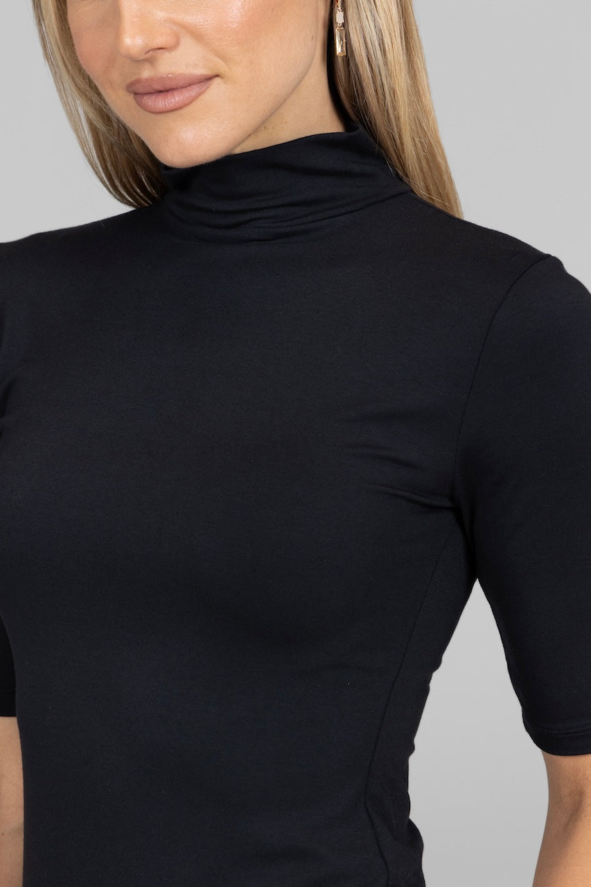 Grace Mockneck Tee -COL