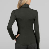 Grace Turtleneck, Loden -COL