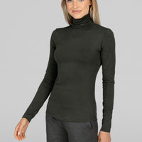 Grace Turtleneck, Loden -COL