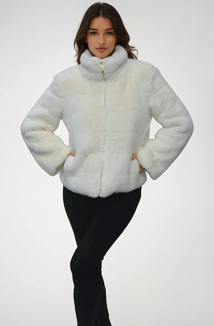 Denny Cozy Fur Jacket -COL
