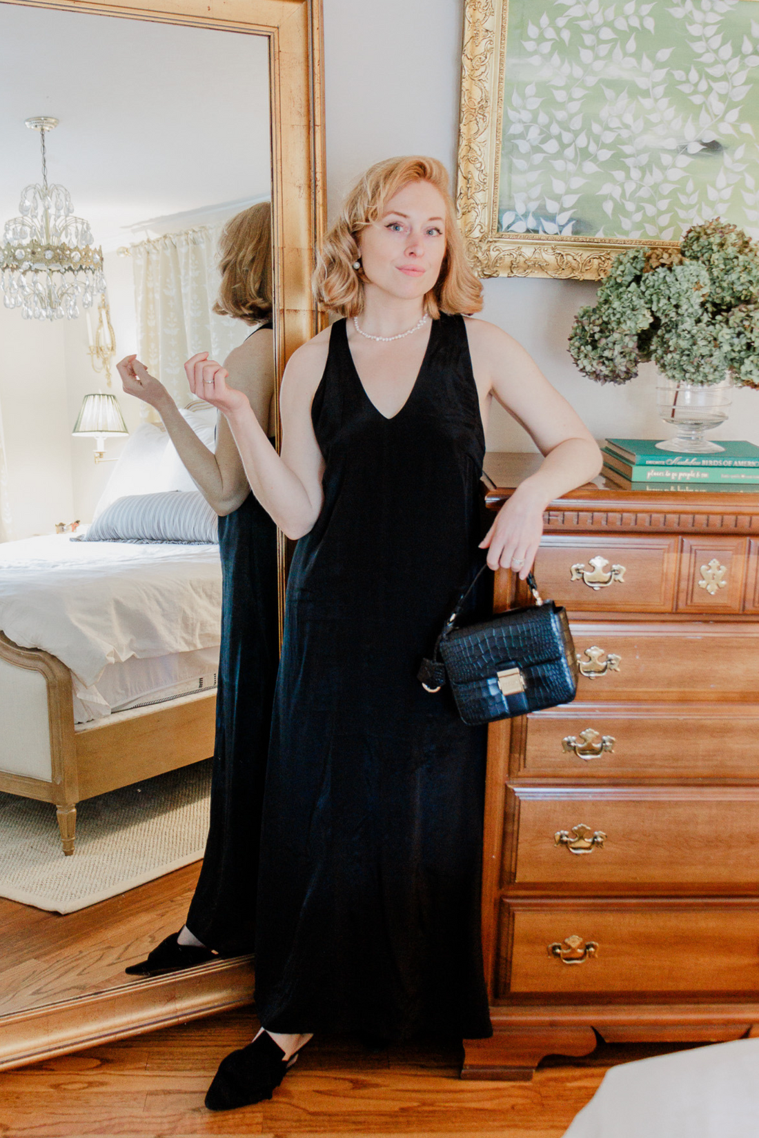 Crossed in Chic Sleeveless Maxi Dress in Black - Stella Carakasi