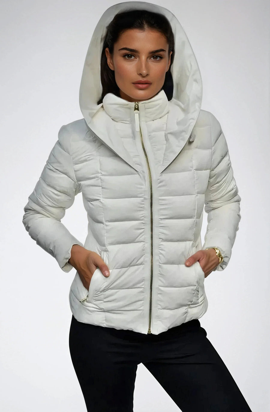 Tania Slim Fit Puffer Jacket -COL