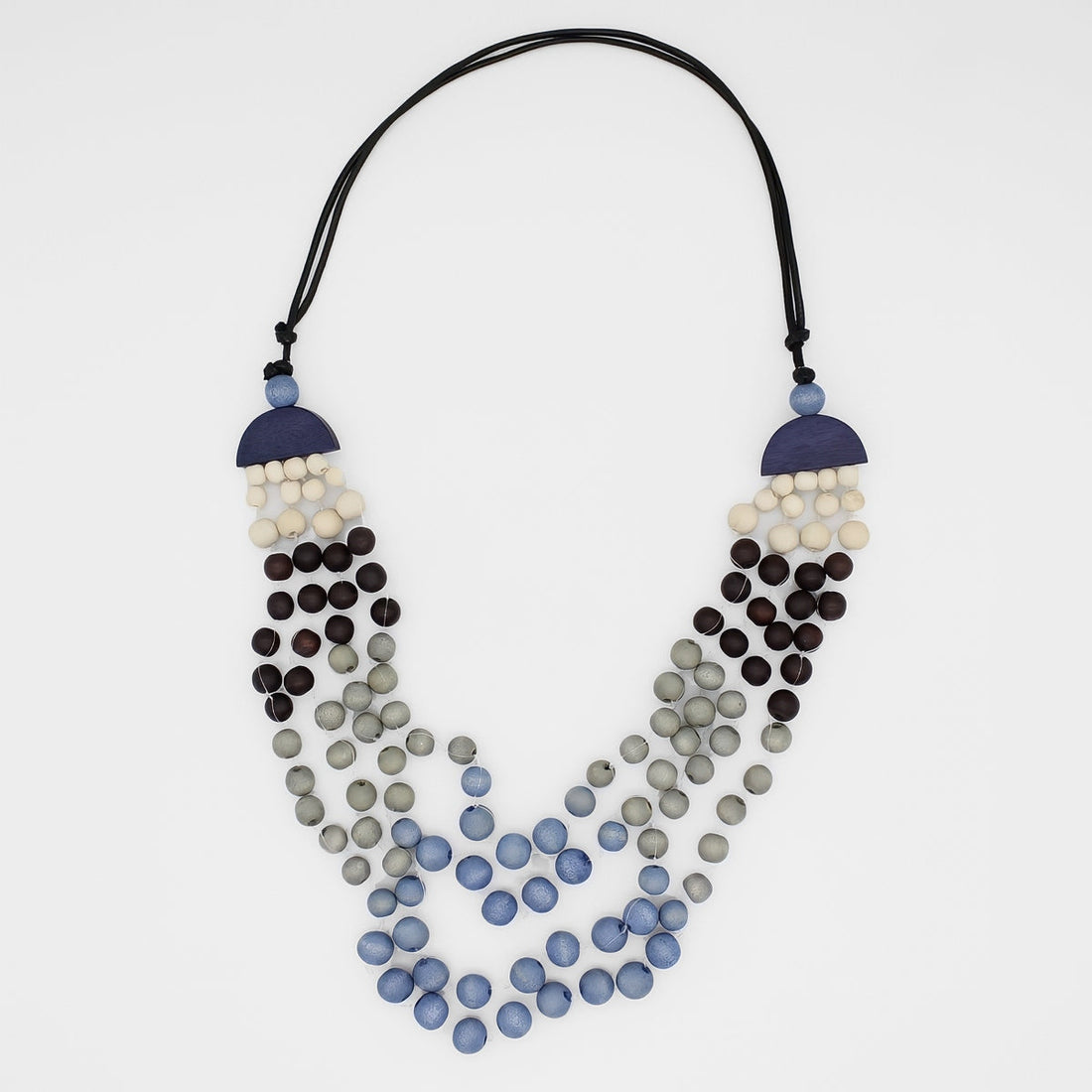 Petite Grey Ombre Necklace -COL - Stella Carakasi