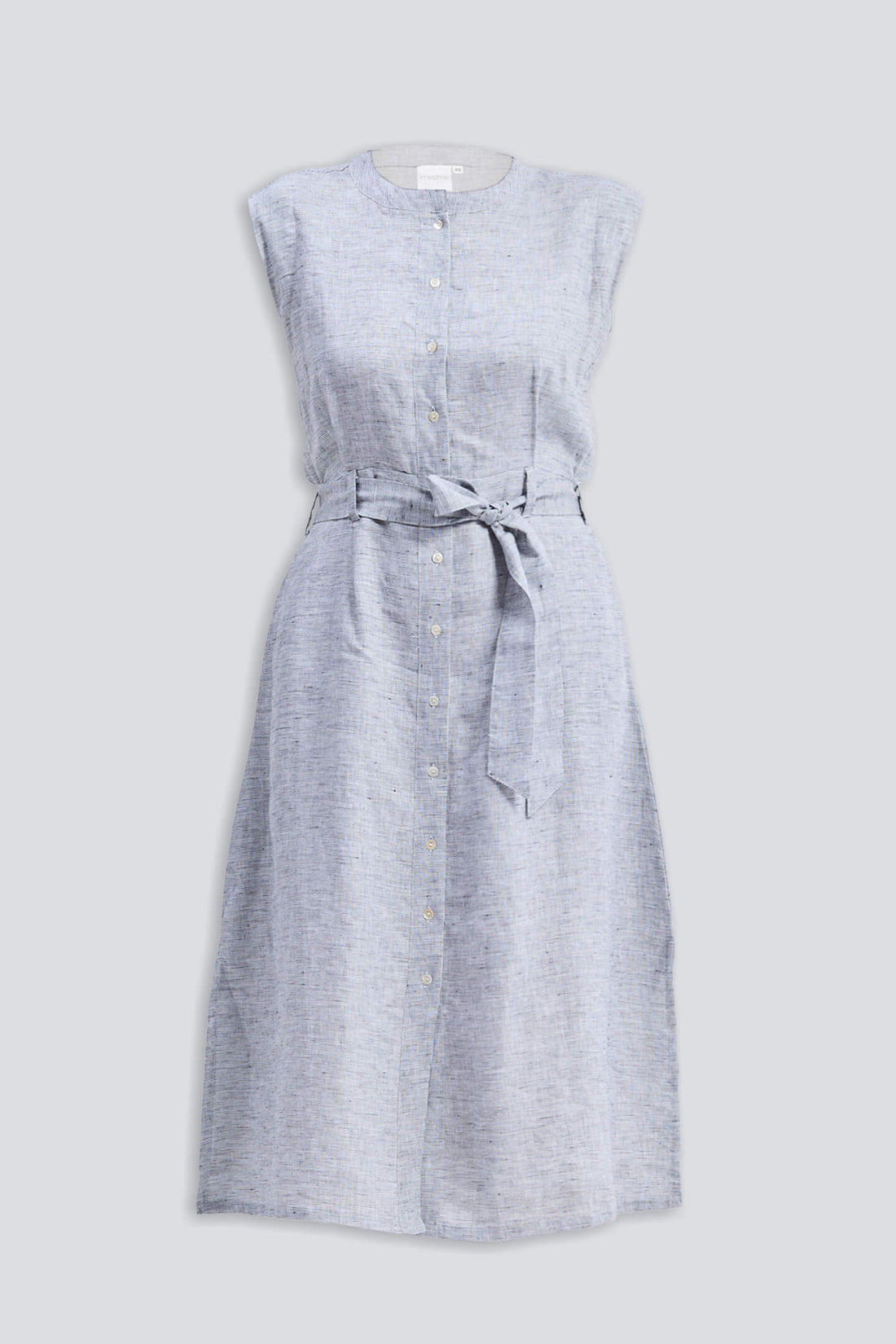 Back Cut Out Linen Dress -COL - Stella Carakasi