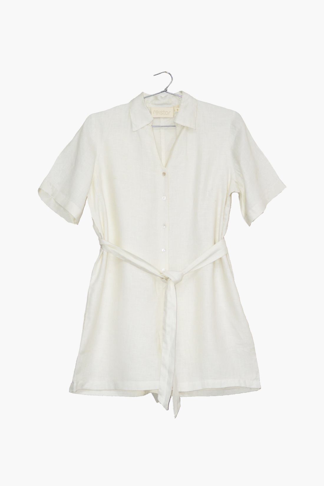 Barefoot in the Park Romper in Off-white -COL - Stella Carakasi