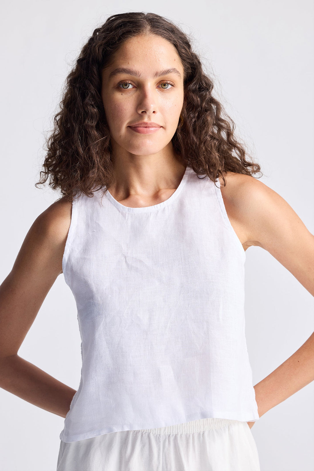 Button Back Embroidered Crop Top -COL - Stella Carakasi