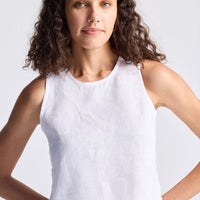Button Back Embroidered Crop Top -COL - Stella Carakasi
