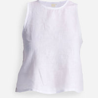 Button Back Embroidered Crop Top -COL - Stella Carakasi