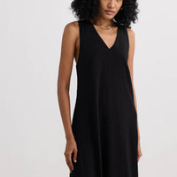 Crossed in Chic Sleeveless Maxi Dress in Black - Stella Carakasi