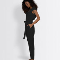 Hemp Noir Jumpsuit -COL