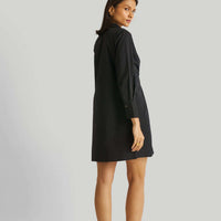 Front Twist Dress in Black -COL - Stella Carakasi